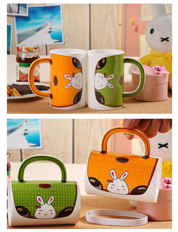 Cute Bunny Handbag Shape Cup 02 on Luulla